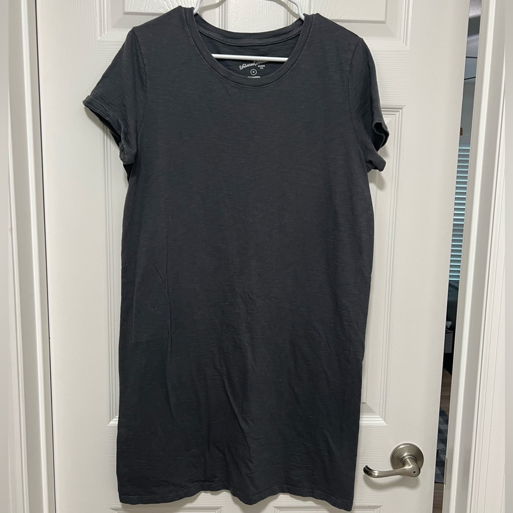 Dark Gray Tshirt Dress